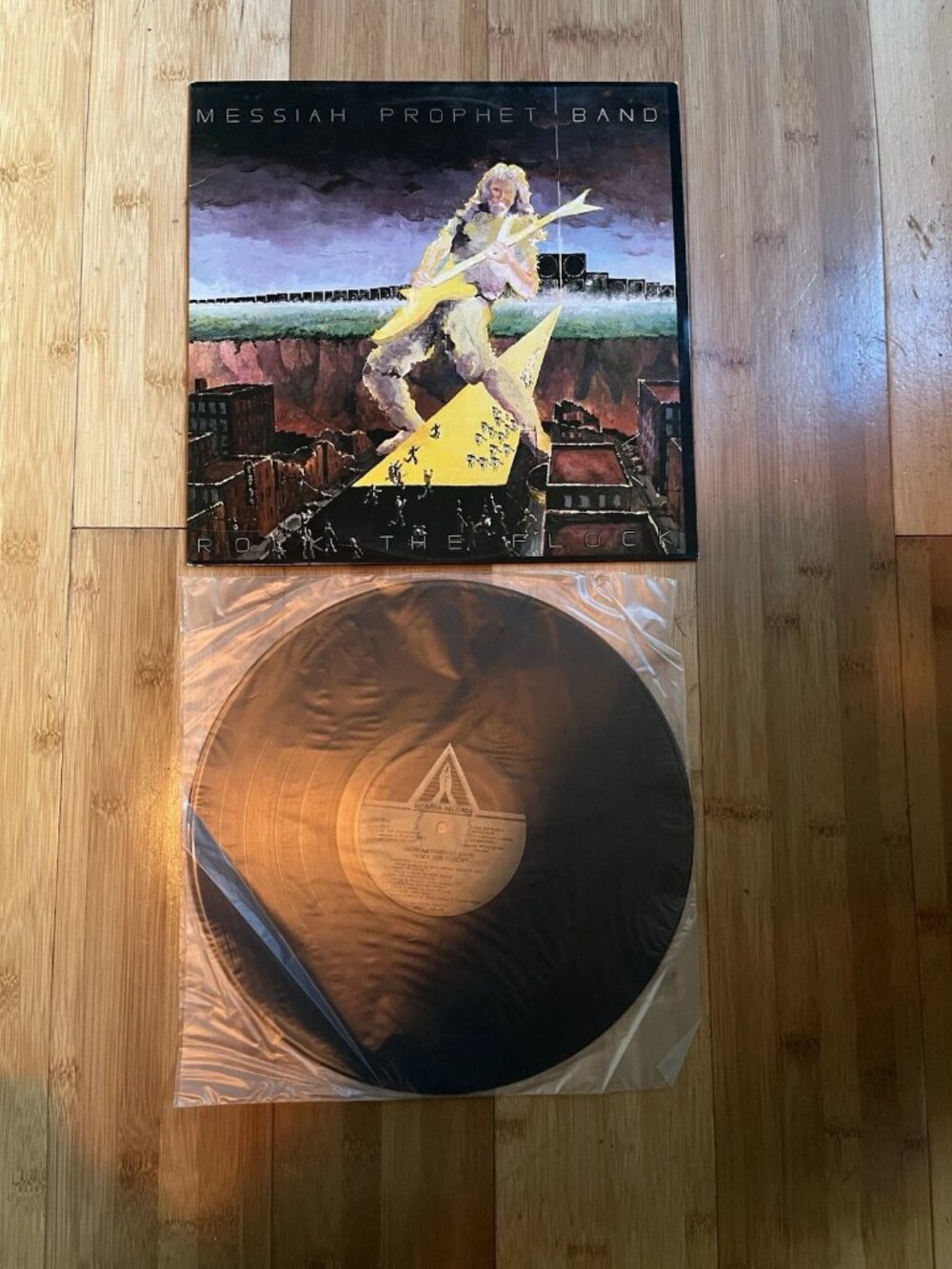 Messiah Prophet Band Rock the Flock 1984 LP Vinyl Christian Metal Hard Rock CCM